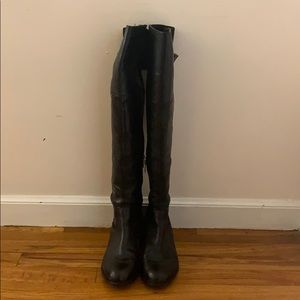 Sam Edelman Black Over the Knee Boots SZ 9